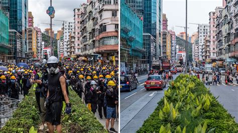 hong kong protests compare        york times