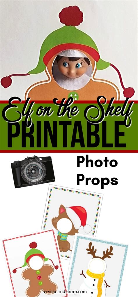printable elf   shelf printable props