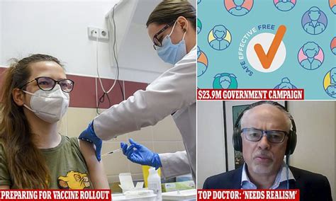 top doctor urges australians to be realistic about overseas vaccine