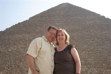 at the pyramids in giza couple photos giza photo
