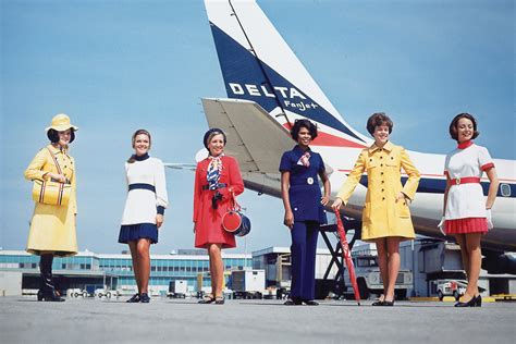 Flight Fashion As Delta S New Purple Uniforms Take Off A Look Back
