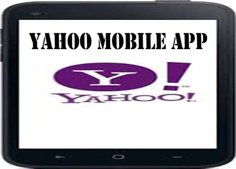 yahoo mobile app    yahoo mobile app  android device mobile app app android