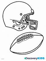 Football Coloring Color Pages sketch template