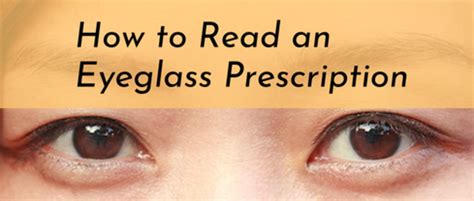 how to read an eyeglass prescription healthproadvice