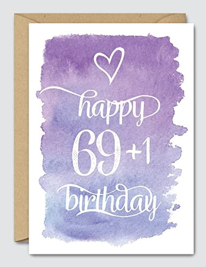 happy 69 1 birthday funny birthday card uk office products