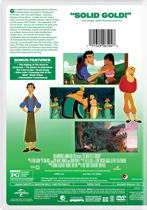 The Road To El Dorado Movie Page Dvd Blu Ray Digital
