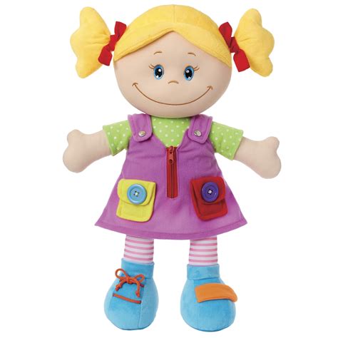 rag doll learn  dress plush educational developmental toy