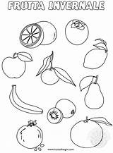 Frutta Invernale Colorare Verdura Tuttodisegni Disegni Invernali Infanzia Bambini Attività Lavoretti Progetto sketch template