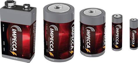 Impecca C Batteries 6 Pack High Performance Alkaline Size C Batteries