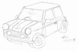 Mini Cooper Coloring Sketch Pages Sions Template Side Getcolorings Library Clipart Deviantart Getdrawings Comments sketch template