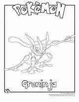Coloring Greninja Pages Ash Pokemon Comments Popular Coloringhome sketch template