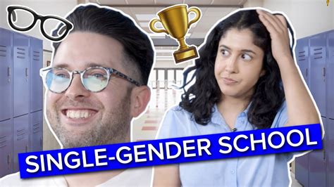 I Went To A British Single Gender School Youtube