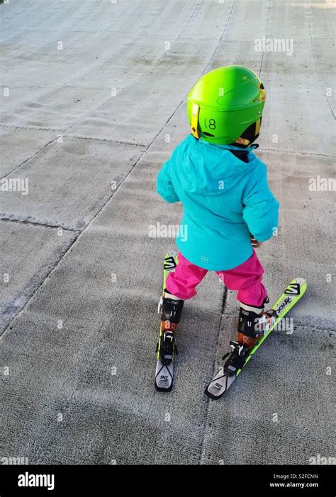 ski lesson winter activities stock photo alamy