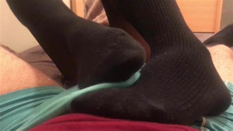 gf gives smelly foot job in socks and pantyhose hd porn