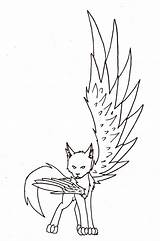 Warrior Cats Wings Coloring Pages Sad Cat Winged Quotes Lineart She Template Quotesgram sketch template