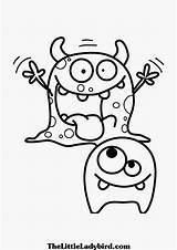 Coloring Monster Pages Monsters Printable Cute Play Doh Silly Ash Wednesday Moshi Kids Funny Sheets Kinder Colouring Template Print Animal sketch template