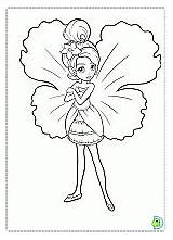Coloring Pages Thumbelina Dinokids Coloringbarbie Barbie sketch template