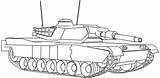 Coloring Pages Tanks Army Kids Color Print sketch template
