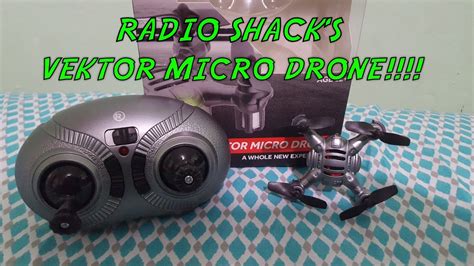 unboxing   radio shack vektor micro drone kinda surprise  youtube
