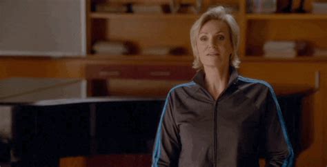stare down sue sylvester by fox tv find and share on giphy