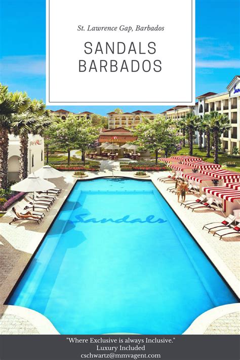 sandals barbados an all new retreat in the spirited st lawrence gap
