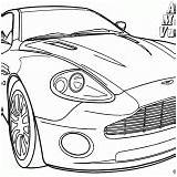Aston Martin Coloring Pages Colorings sketch template