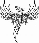 Phoenix Coloring Pages Bird Tattoo Drawing Line Outline Small Simple Adults Tattoos Designs Colouring Printable Japanese Easy Getdrawings Meaning Drawings sketch template