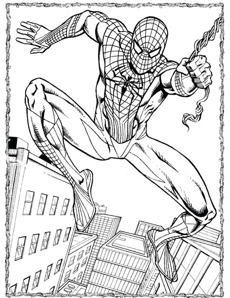 amazing spider man coloring pages  getcoloringscom