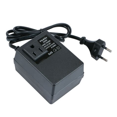 voltage converter transformer    ac  step  eu plug travel home ebay
