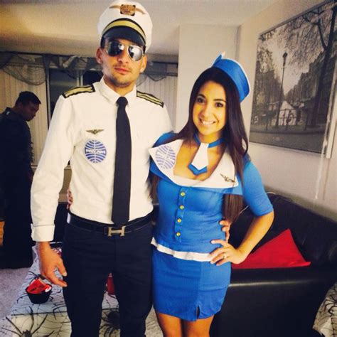Panam Pilot And Flight Attendant Custom Made Halloween Costume