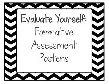 evaluate  formative assessment posters formative assessment