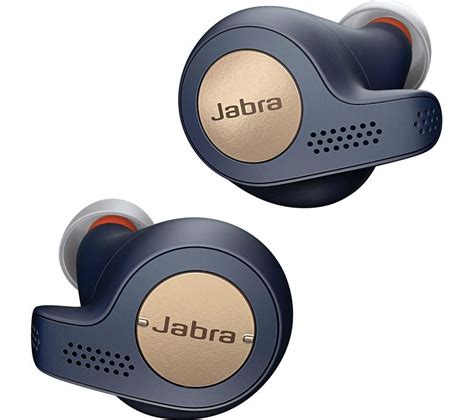 jabra elite active  wireless bluetooth headphones copper blue fast delivery currysie