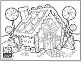 Coloring House Gingerbread Pages Christmas Candy Colouring Kids Printable Sheets Man Houses Bw Gingerbreadhouse Coloringpage Rembrandts Young Choose Board sketch template