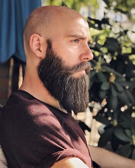 Pin By Shawqi On My Style Bald Men With Beards Shaved Head With