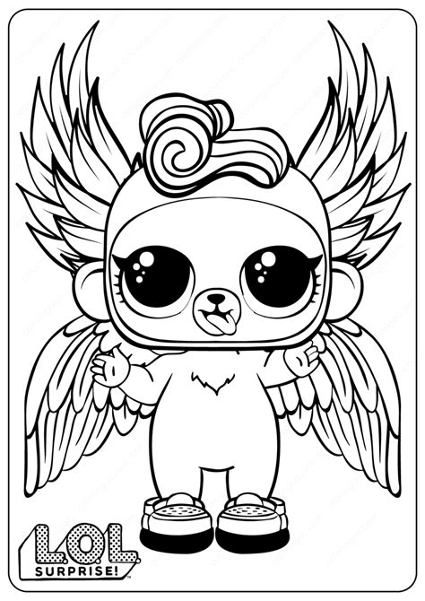 lol surprise diva coloring page coloring pages