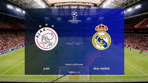 ajax  real madrid champions league  february  gameplay youtube