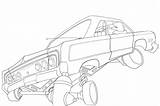 Impala Drawing Coloring Lowrider Pages Chevy Getdrawings Drawings Template Sketch sketch template