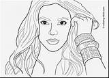 Shakira Coloriage 2pac Luxe Coloriages Colorings Coloringhome Birijus Dapmalaysia Singing sketch template