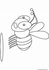 Bee Busy Coloring Printable Pages Insects Drawing Print sketch template