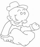 Coloring Pages Kids Printable Pea Studyvillage Popeye Swee Characters sketch template