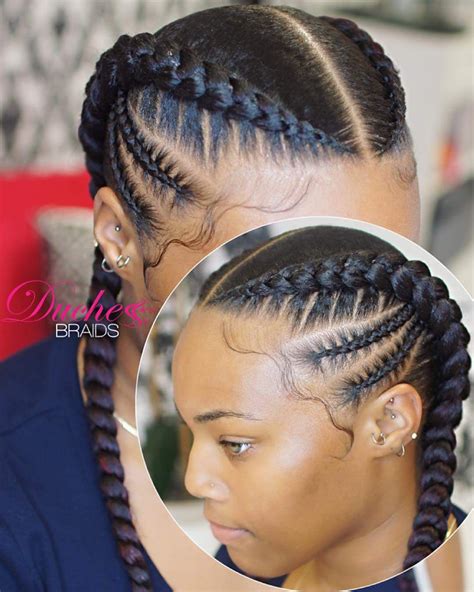 pin  protective hairstyle
