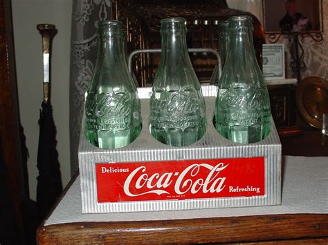 cocacola six pkg carrier with bottles collectors weekly