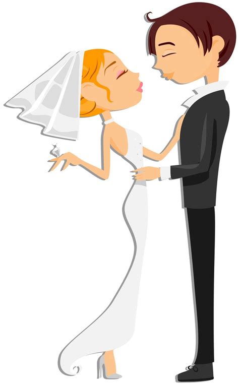 Funny Wedding Couple Cartoon Clip Art Library