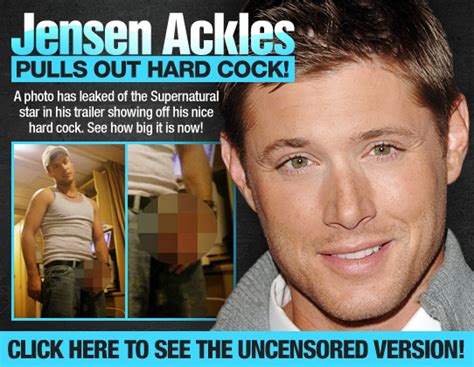 jensen ackles drunk leaked cock photo porn male celebrities