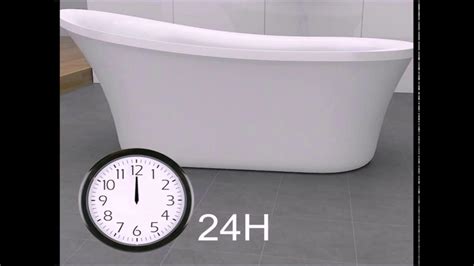 installation guidelines  ove freestanding bathtub series model rachel  youtube