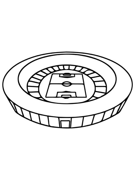 small football stadium coloring page printable coloring page  kids