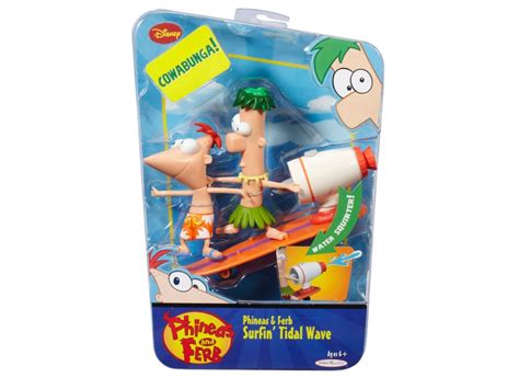 Boneco Phineas E Ferb Surfing Tidal W Com O Melhor Preço é