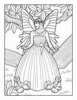 Fairies Herbal sketch template