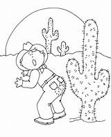 Cactus Coloring Pages Desert Printable Clipart Scene Print Saguaro Biome Outline Prickly Kids Drawing Pear Wren Sahara Color Sheet Getcolorings sketch template