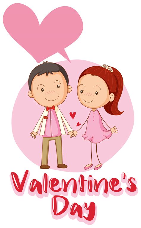 love couple  valentines day  vector art  vecteezy